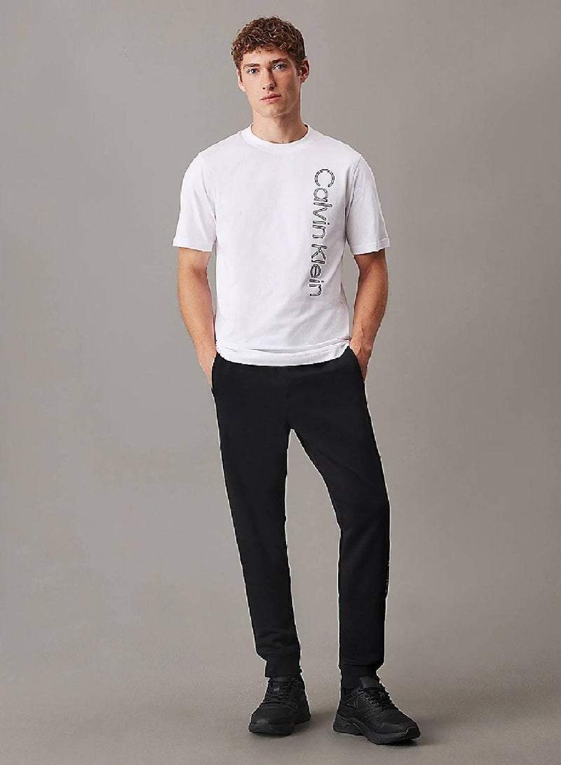 CALVIN KLEIN سروال رياضي من قماش تيري الفرنسي - Image 4