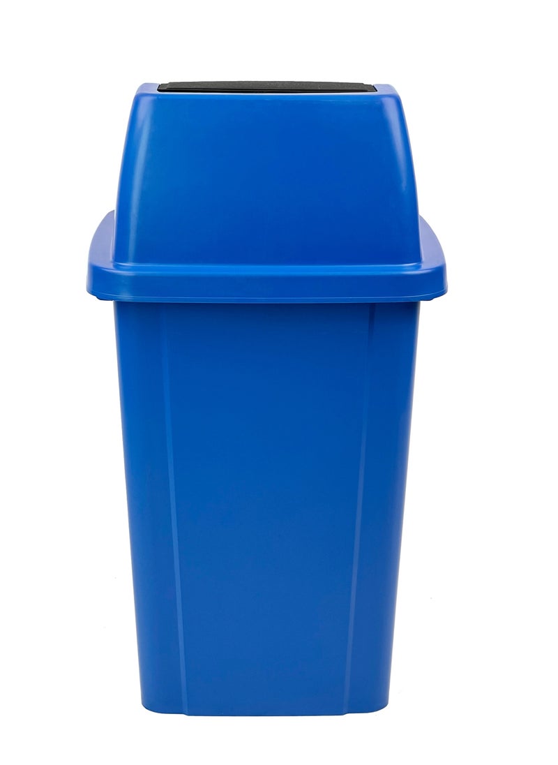 Gator Gator Quadrate Garbage Bin with Push Top  100L Blue  - Image 3