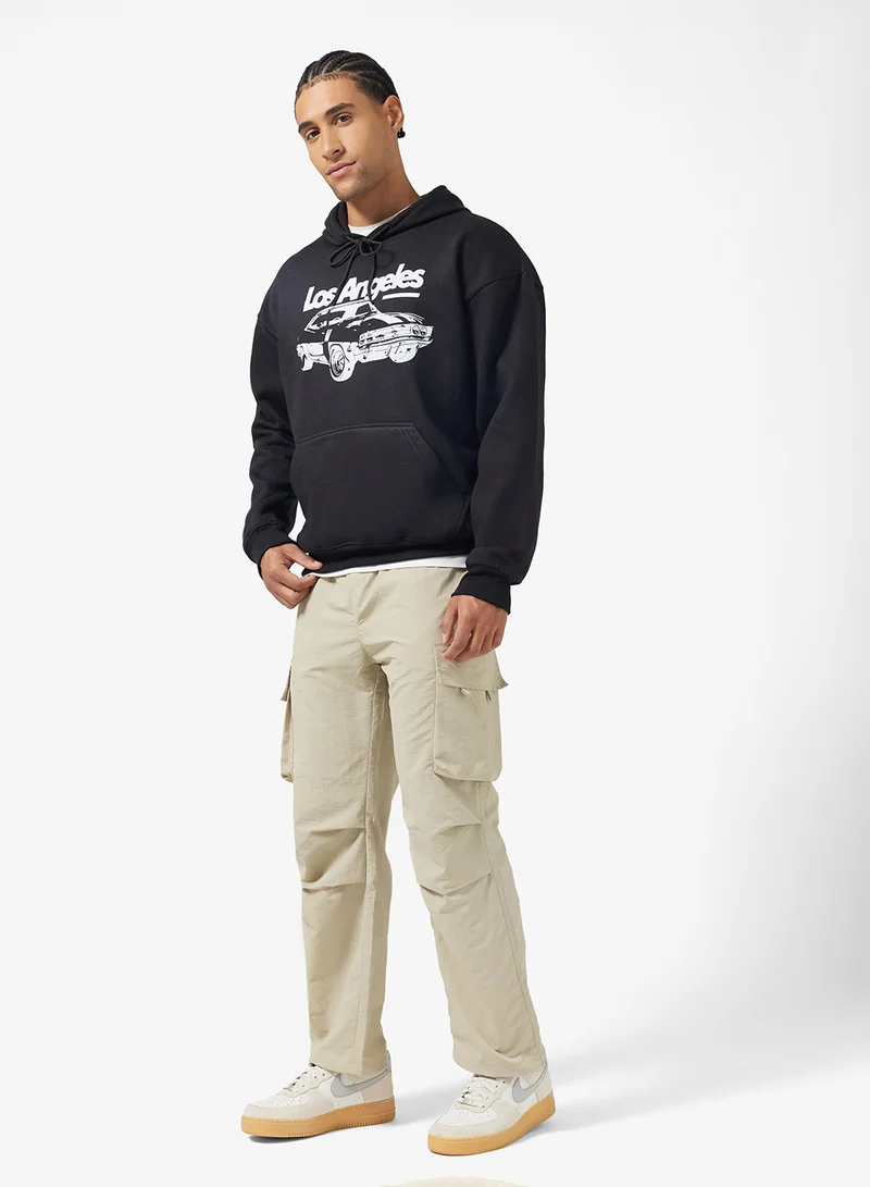 Seventy Five Drawstring Oversized Cargo Pants