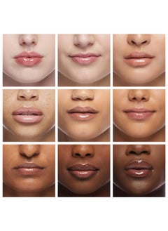 Gecomo Hydrating Lip Glow Oil, Moisturizing Lip Glow Oil, Nourishing Glossy Transparent Lip Oil, Plumping Lip Oil, Lip Balm, Non-Sticky Tinted Toot Lip Balm For Lip Care (Cherry) 0.2 Oz 