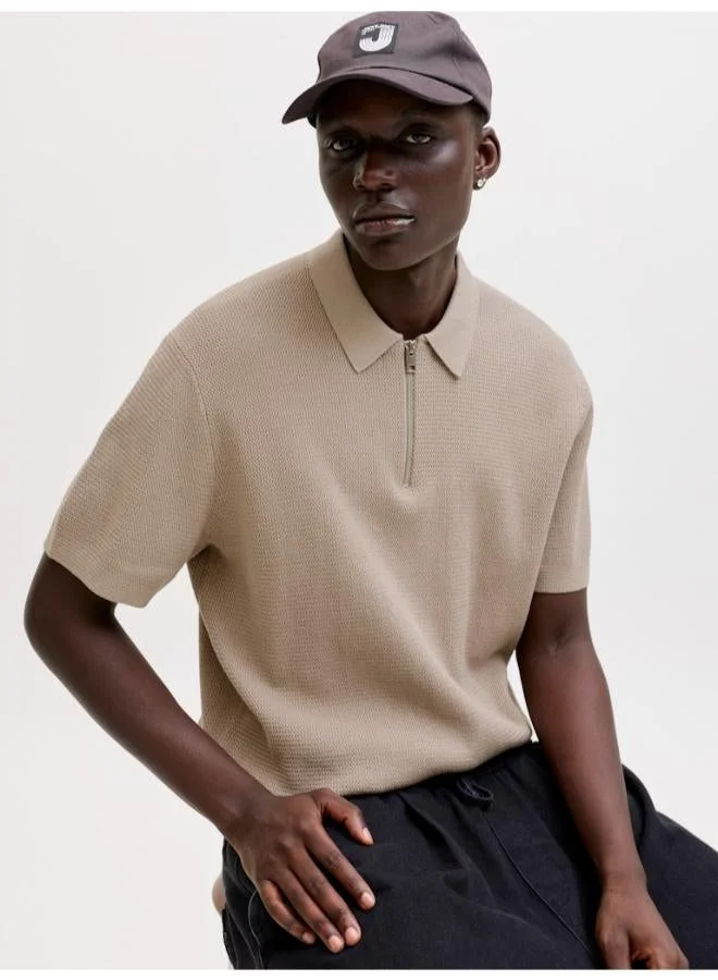 JACK & JONES  Short sleeve knit Polo shirt for Men | Best Price UAE