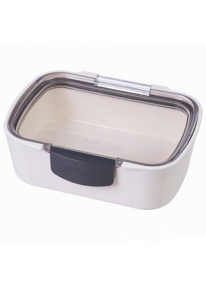 Progressive International Prepworks Mini Deli ProKeeper Air Tight Silicone Sealed Food Storage Container with Clear Dry Erase Compatible Lid, 5.75 Inches Long - Image 1