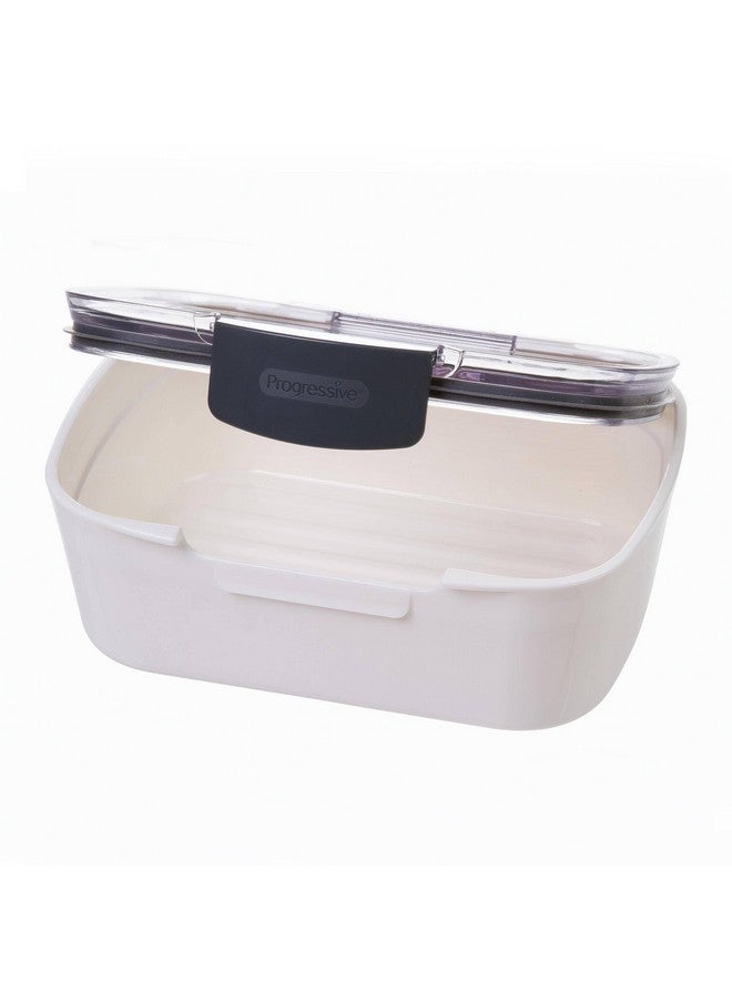 Progressive International Prepworks Mini Deli ProKeeper Air Tight Silicone Sealed Food Storage Container with Clear Dry Erase Compatible Lid, 5.75 Inches Long - Image 2