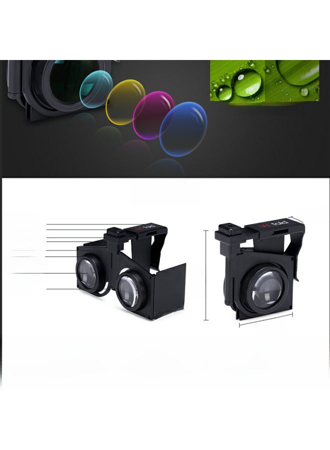 Folding VR Glasses V1 Gift Mini Mobile Phone 3D Virtual Reality BOX Panoramic Convenient Generation VR Glasses-Color:V1 Folded Red - Image 3