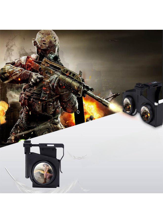 Folding VR Glasses V1 Gift Mini Mobile Phone 3D Virtual Reality BOX Panoramic Convenient Generation VR Glasses-Color:V1 Folded Red - Image 5