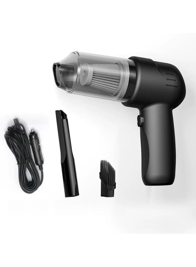 general Car Wireless Portable Handheld Car Small Mini Super Suction for Car Home Office Crevice Corner Applicable (Black) - Image 1