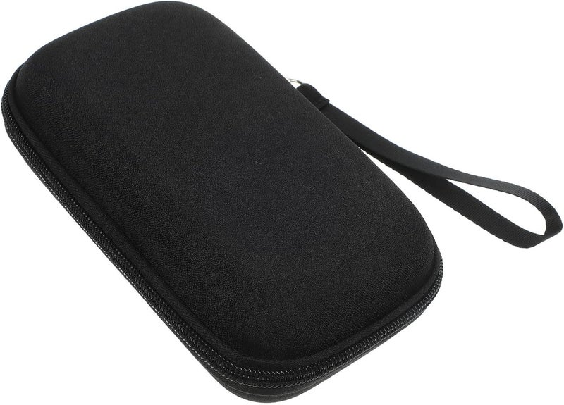 Digital Camera Storage Case Large Eva Hard Shell Camera Pouch with Shock-absorbing Padding and Handle for Travel Photography Black - Image 1