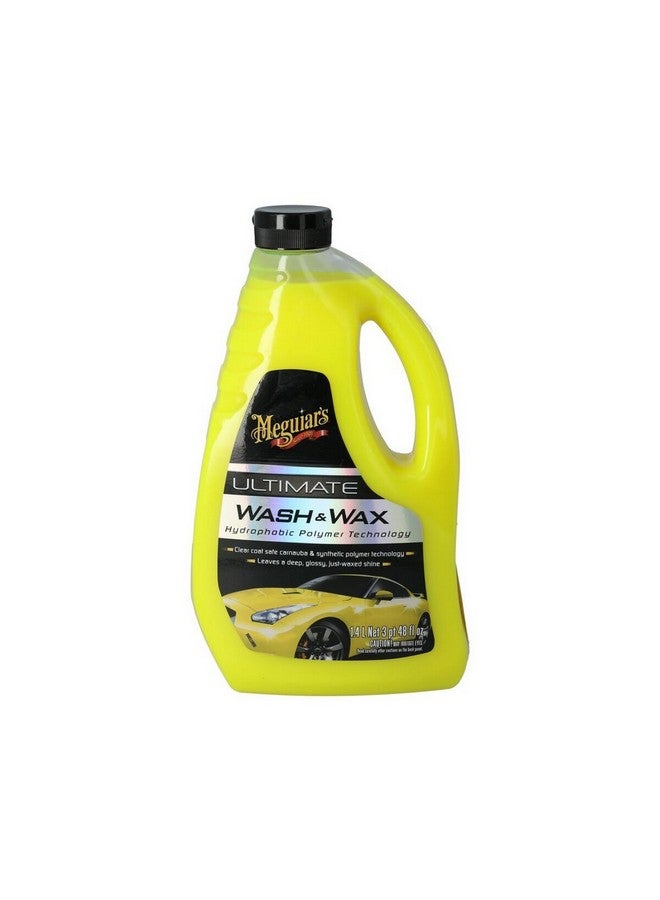 مجوايرز منظف سيارات متطور بتقنية البوليمر الهيدروفوبي، يغسل ويزيل الشمع، أصفر اللون، 1.4 لتر (طراز G17748I) - Image 1