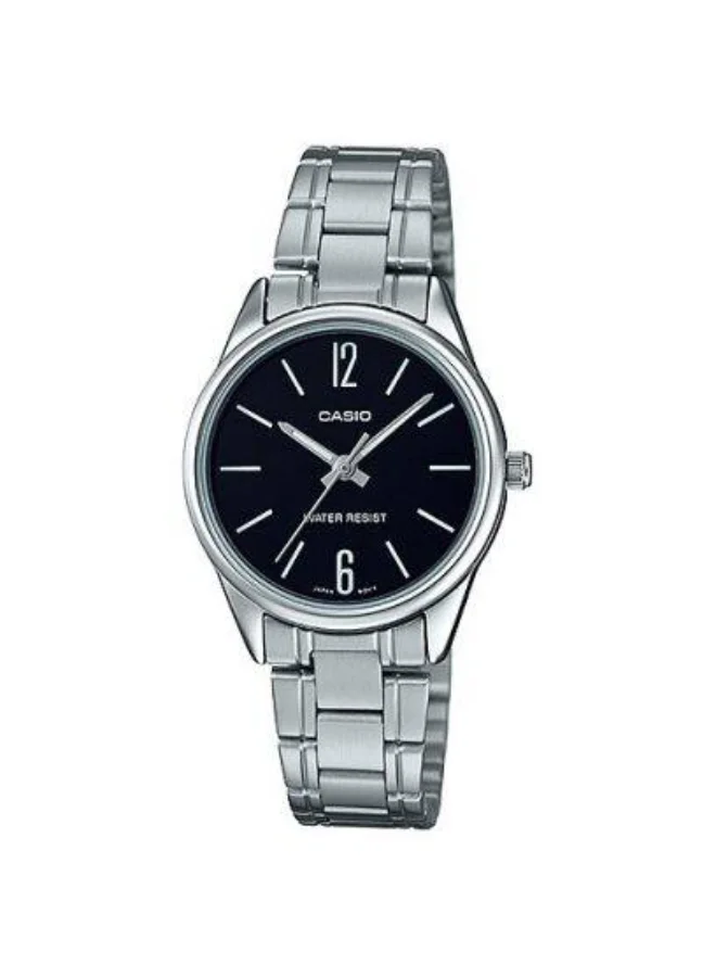 CASIO Women's Stainless Steel Analog Watch LTP-V005D-1B - 28.2 mm