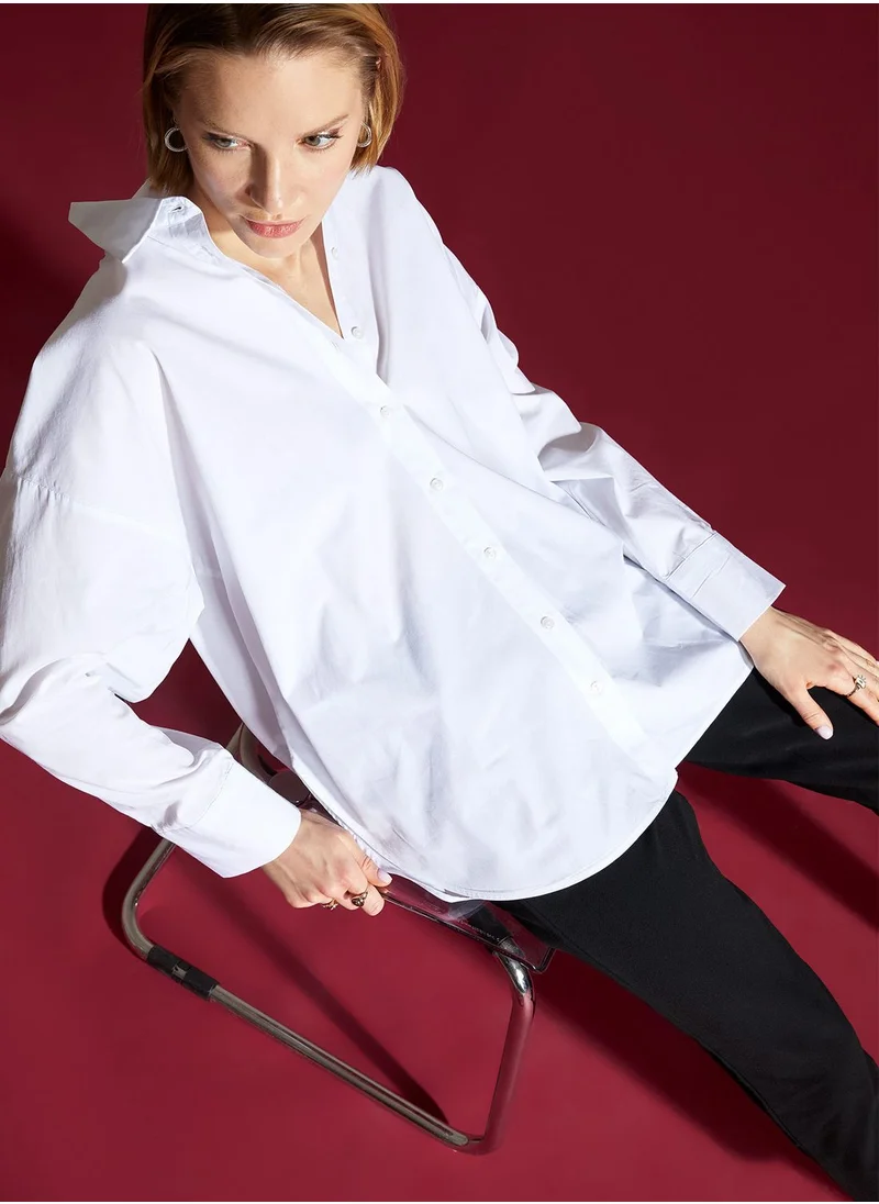 DeFacto Oversize Fit Long Sleeve Shirt