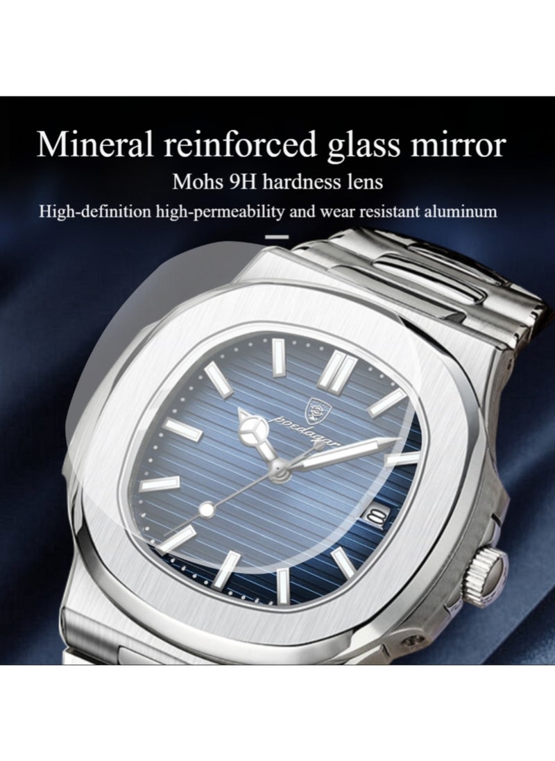POEDAGAR - Man Watch Waterproof Luminous Men's Watch Quartz-40.5mm - Image 1