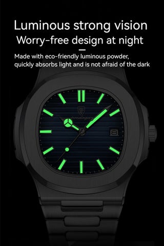 Man Watch Waterproof Luminous Men's Watch Quartz-40.5mm - view 5