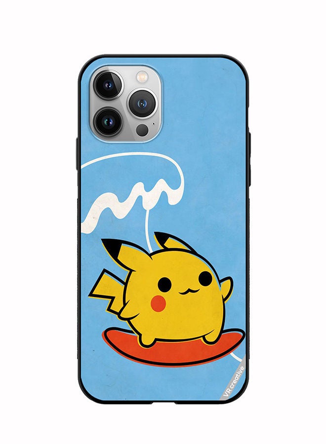 VR CREATIVE Protective Case Cover For Apple iPhone 11 Pro Max Pikachu Surfing 1  Design Multicolour - Image 1