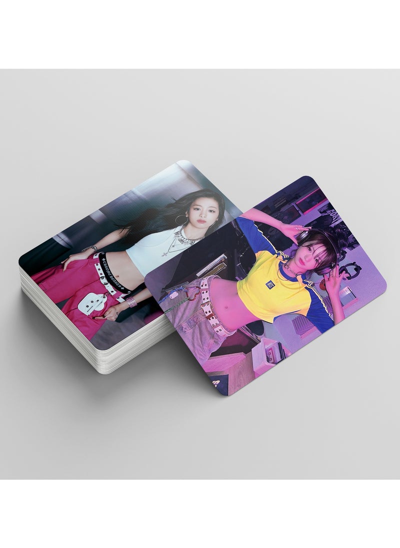 EHOME - 55Pcs BABYMONSTER AHYEON Photo Card Album  DRIP Lomo Card - Image 1
