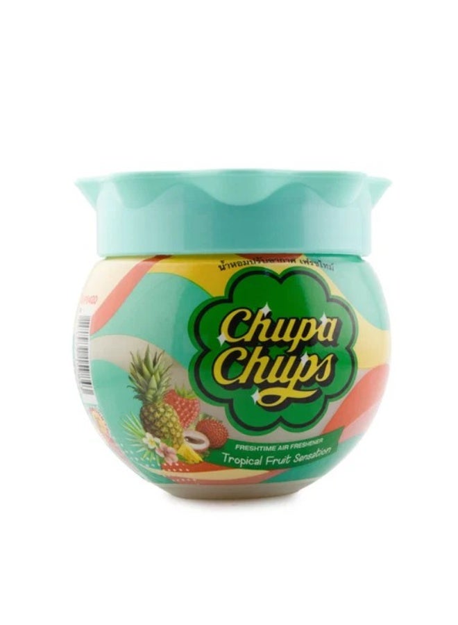 Chupa Chups Tropical Fruit Sensation Air Freshener 155g | Long-Lasting Fruity Gel Air Freshener for Home, Office & Car | Odor Eliminator - Image 2