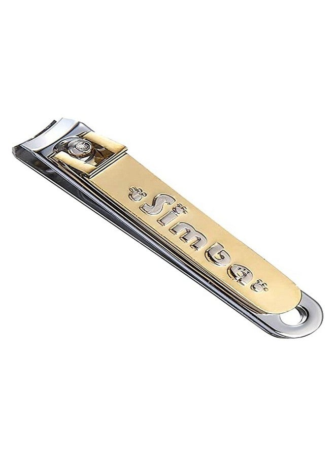 Simba Gold-Plated Carbon Steel Baby Nail Clipper with Built-in Nail File - Image 3