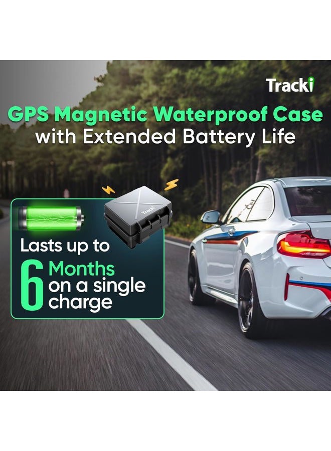 Tracki 3500mAh 6x Longer Battery Life Magnetic Waterproof Mini Case Box for GPS Trackers - Image 2