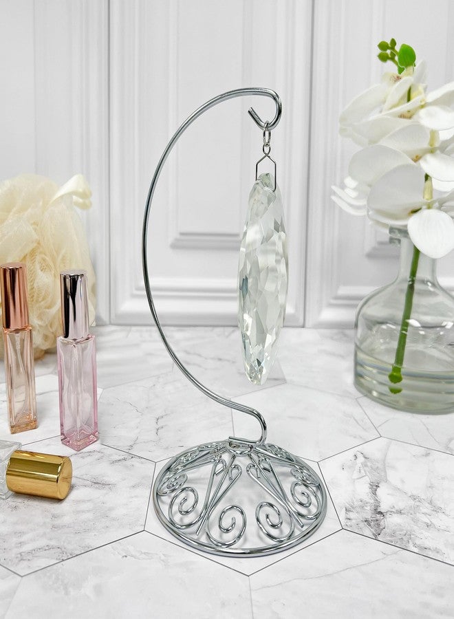Bard's Ornate Silver Ornament Stand, Small, 6" H x 4" W x 4" D - Image 4