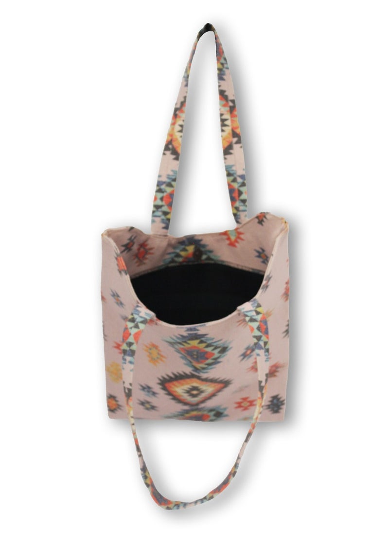 Gharibo Bags casual printed linen tote bag w230014b  - Image 3