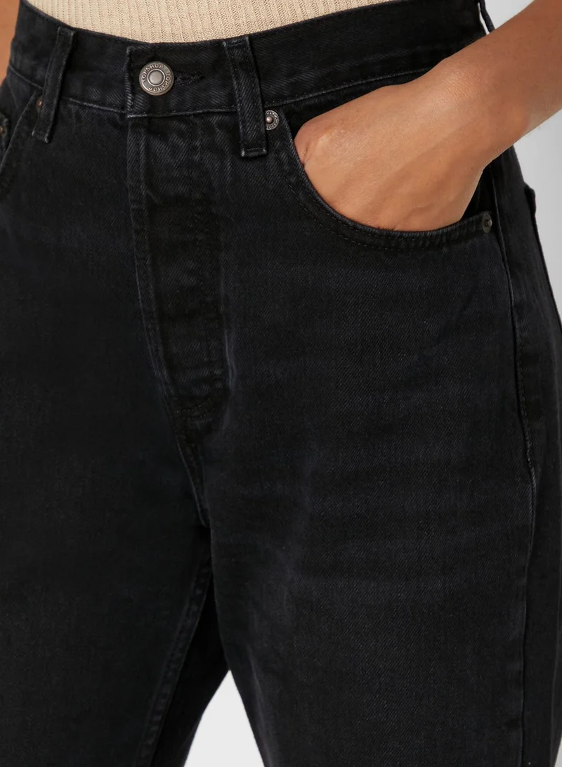 TOPSHOP High Waist Straight Jeans