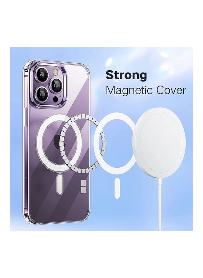 OFFBEAT iPhone 14 Pro Magsafe Crystal Clear Case 6.1 Inch, Anti-Yellowing, Multi Drop Protection and Wireless Charging Compatiblity Transparent - Image 2