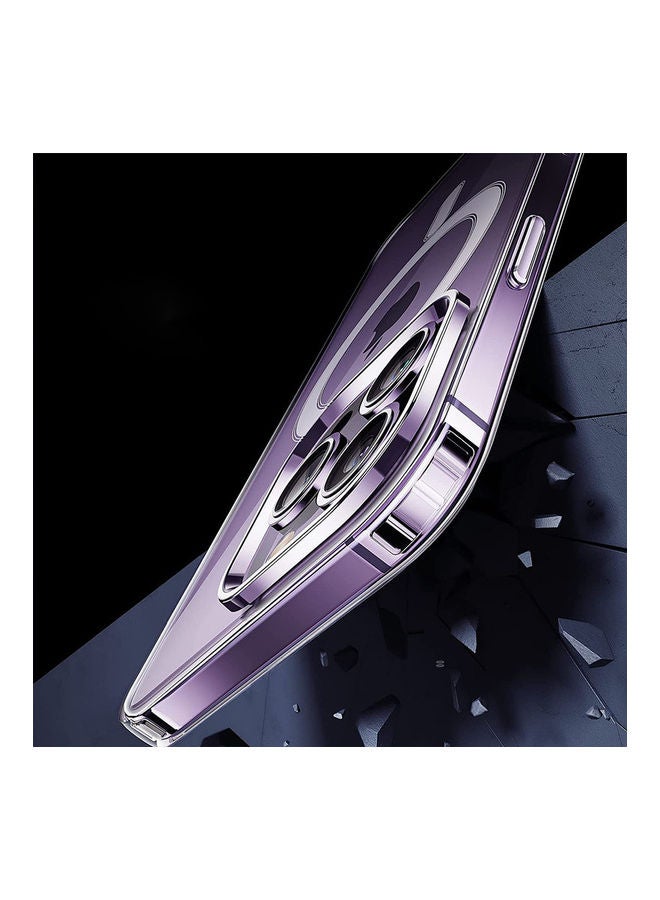 OFFBEAT iPhone 14 Pro Magsafe Crystal Clear Case 6.1 Inch, Anti-Yellowing, Multi Drop Protection and Wireless Charging Compatiblity Transparent - Image 4