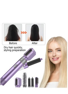 KASTWAVE Hair Dryer Brush in-1 Curling Stick Set Negative Ion Hair Straightener Curler Professional Hair Curling Stick Detachable Brush Set Applicable to a Variety of Hair Qualities and Styles  - Image 3
