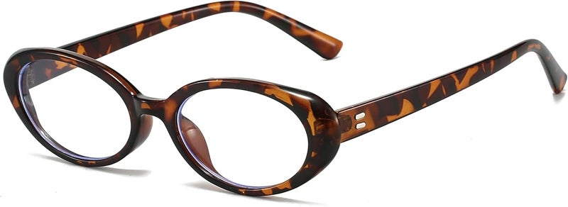 Breaksun Retro Oval Sunglasses for Women Men Fashion Small Oval Sunglasses 90s Vintage Shades - Image 1
