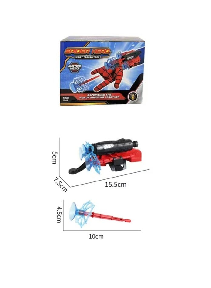 JAYATO Superhero Launcher Gloves for Spiderman, Hero Launcher Wrist Toy Set, Super Hero Shooter for Kids, Spider Launcher Wrist Toys Costume Cosplay Hero Props Gift - Image 2