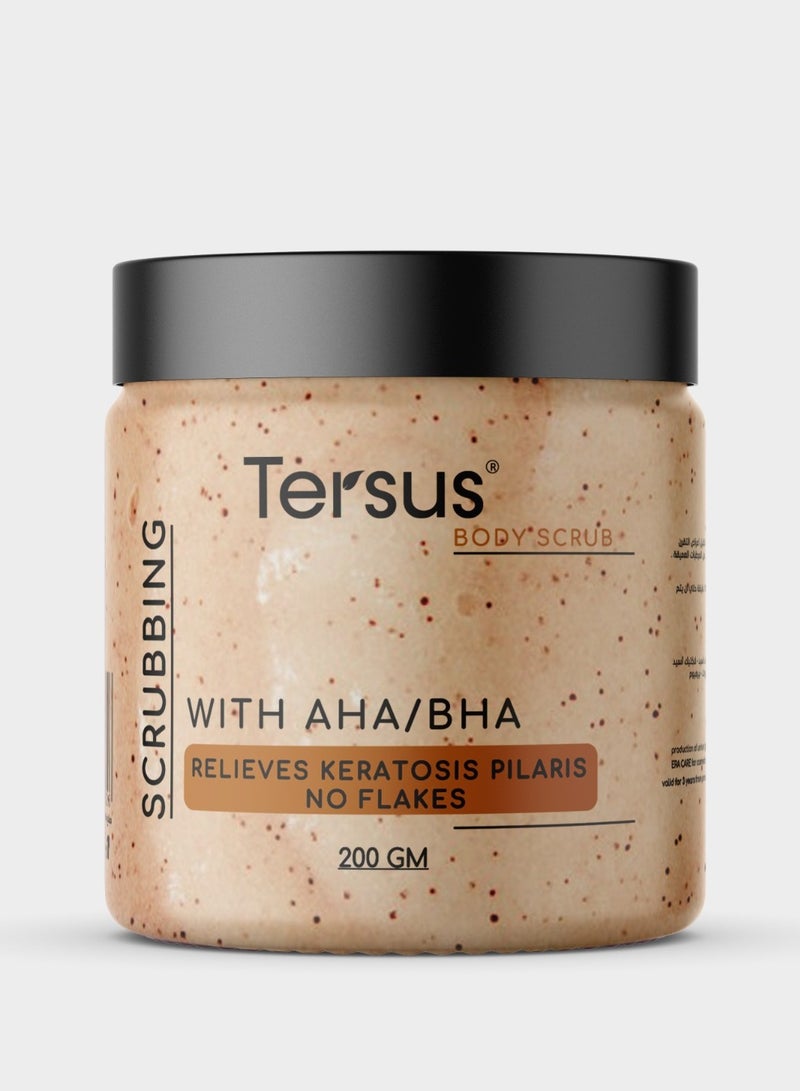 Tersus Body Scrub with AHA/BHA – Relieves Keratosis Pilaris – Reduces Flaking 200gm - Image 2