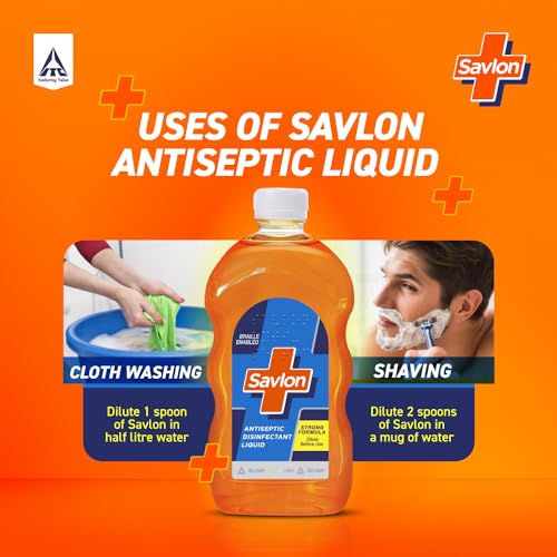 Savlon Antiseptic Disinfectant Liquid for First Aid, Personal Hygiene, and Home Hygiene - 1000ml - Image 4