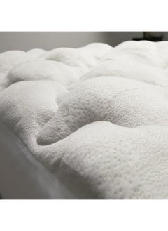Cheer Collection Cheer Collection Ultra Plush Eco-friendly Hypoallergenic Bamboo Fitted Mattress Topper - Full  - Image 1