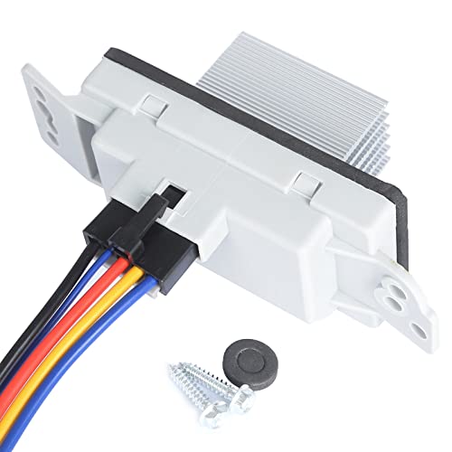 BINWUHI 89018778 HVAC Fan Blower Motor Resistor Kit with Harness Compatible with Chevy Silverado Tahoe Suburban Avalanche Trailblazer GMC Sierra Envoy Yukon XL, Replaces 15-81773, 19260762, 89019351, RU-631 - Image 2