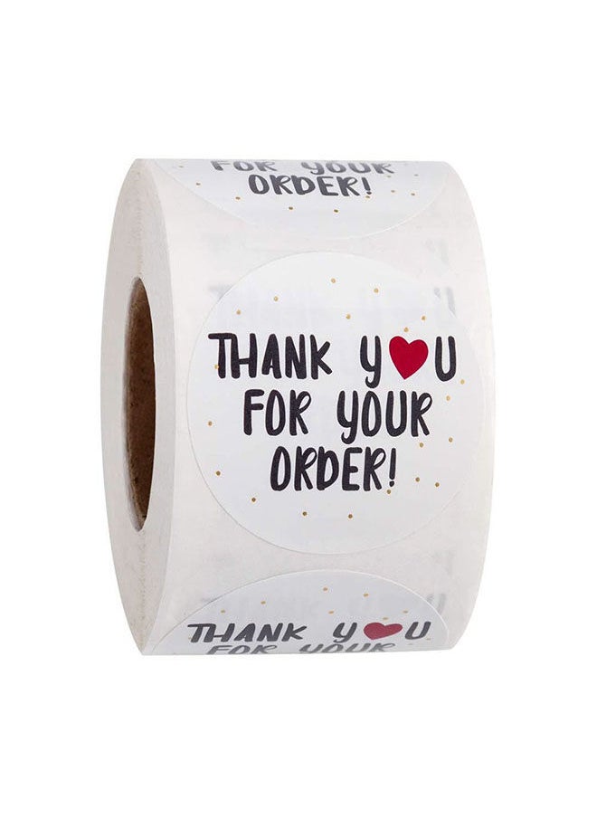 Wownect Thankyou For Your Order Sticker Round [1inch][1000 Stickers] Labels For Envelope Seals Packing Seals cards Gift Boxes Shopping Bags Bouquets Cardboard Decoration  - Image 5