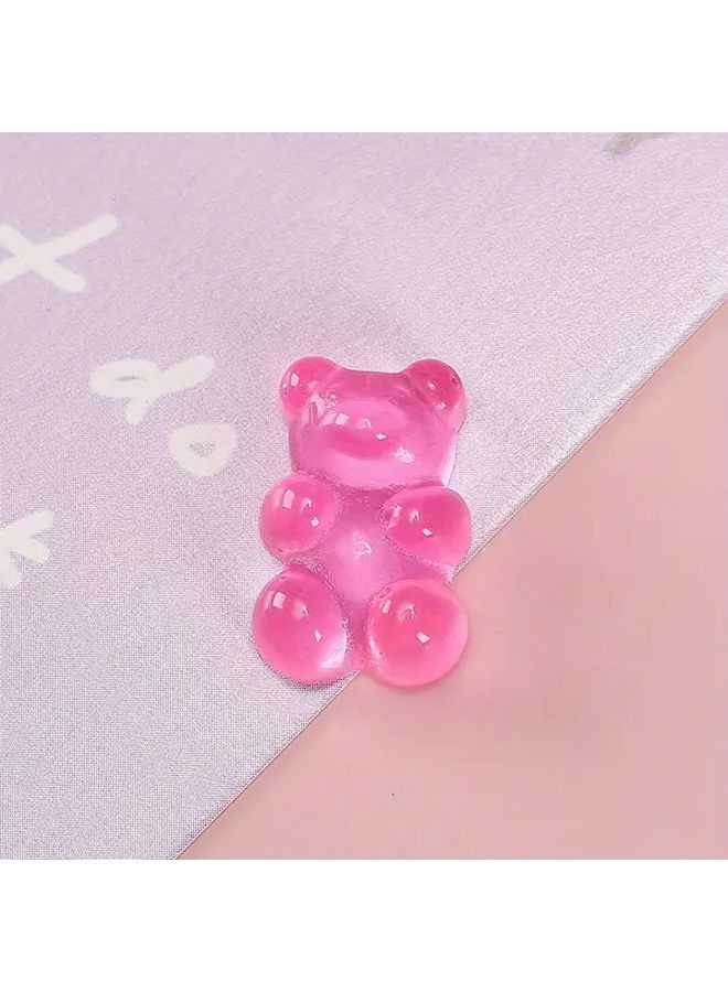 Yellow Resin Bear Charms Set 15Pcs For Jewelry Making DIY Craft - Image 5