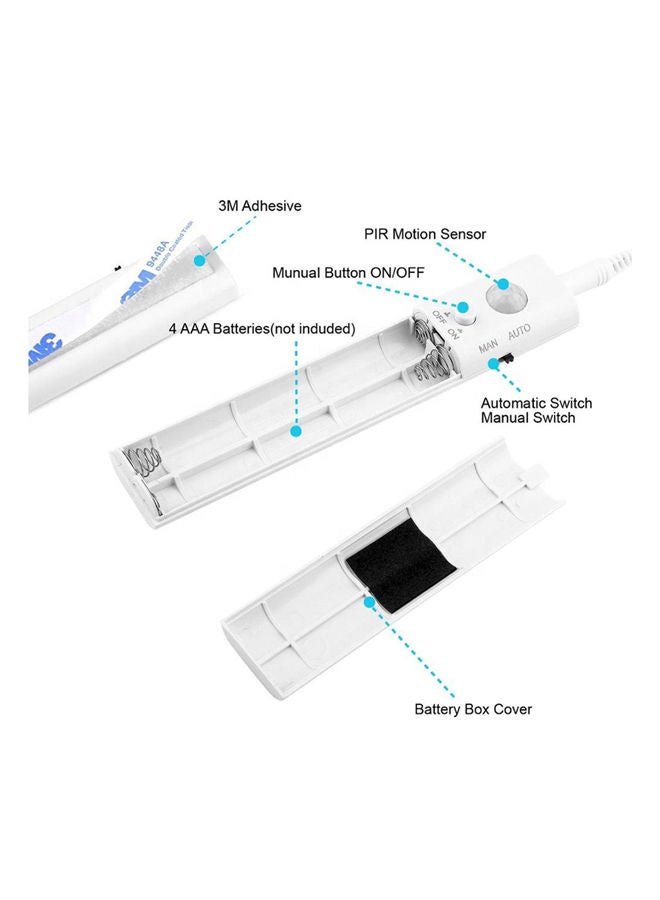 نيبمينينت مصباح شريطي بمصابيح LED أبيض 1متر  - Image 4