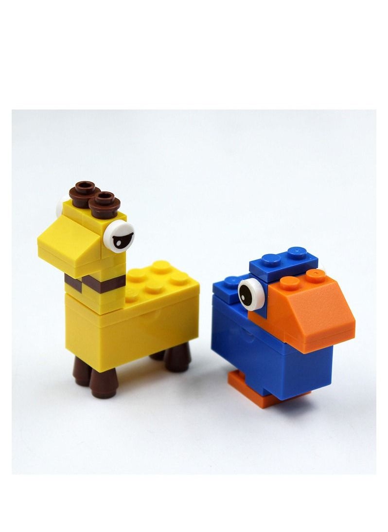 Generic - DIY cartoon building block pencil sharpener student creative stationery - Image 1
