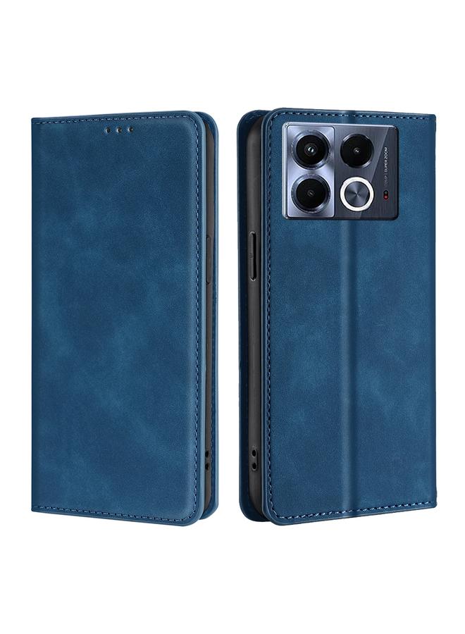 Zaboon Case For Infinix Note 40 5G Skin Feel Magnetic Leather Phone Case - Image 1