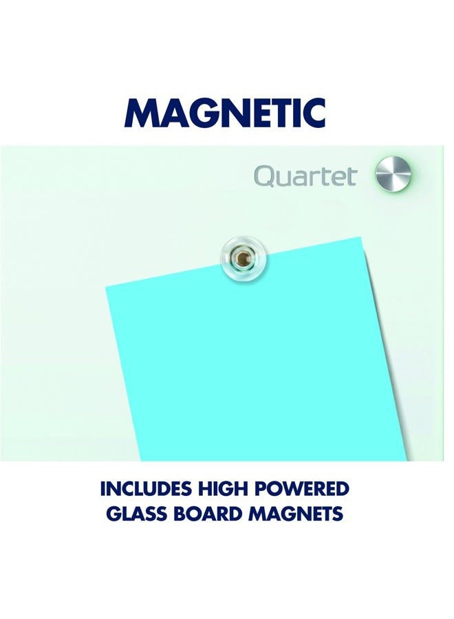 Quartet Glass Whiteboard, Magnetic Dry Erase White Board, 4' x 3', Frameless Infinity Wall Hanging Mount, Home School Supplies or Home Office Decor, Includes 2 Magnets, 1 Dry Erase Marker (G4836W) - Image 5