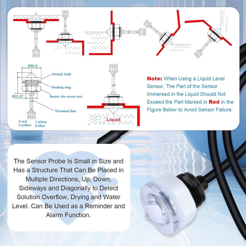 CQRobot Contact Water/Liquid Level Sensor Compatible with Raspberry Pi/Arduino. for Automatic Irrigation Systems, Aquariums, Plants, in The Garden, in Agriculture etc. - Image 4