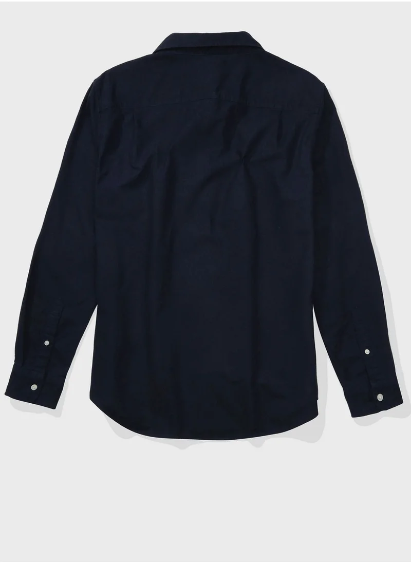 American Eagle Pocket Detail Button Down Shirt