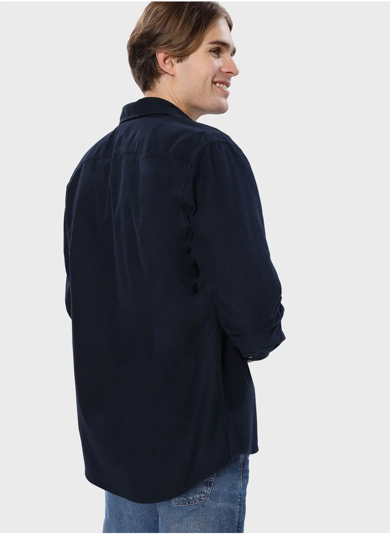 American Eagle Pocket Detail Button Down Shirt