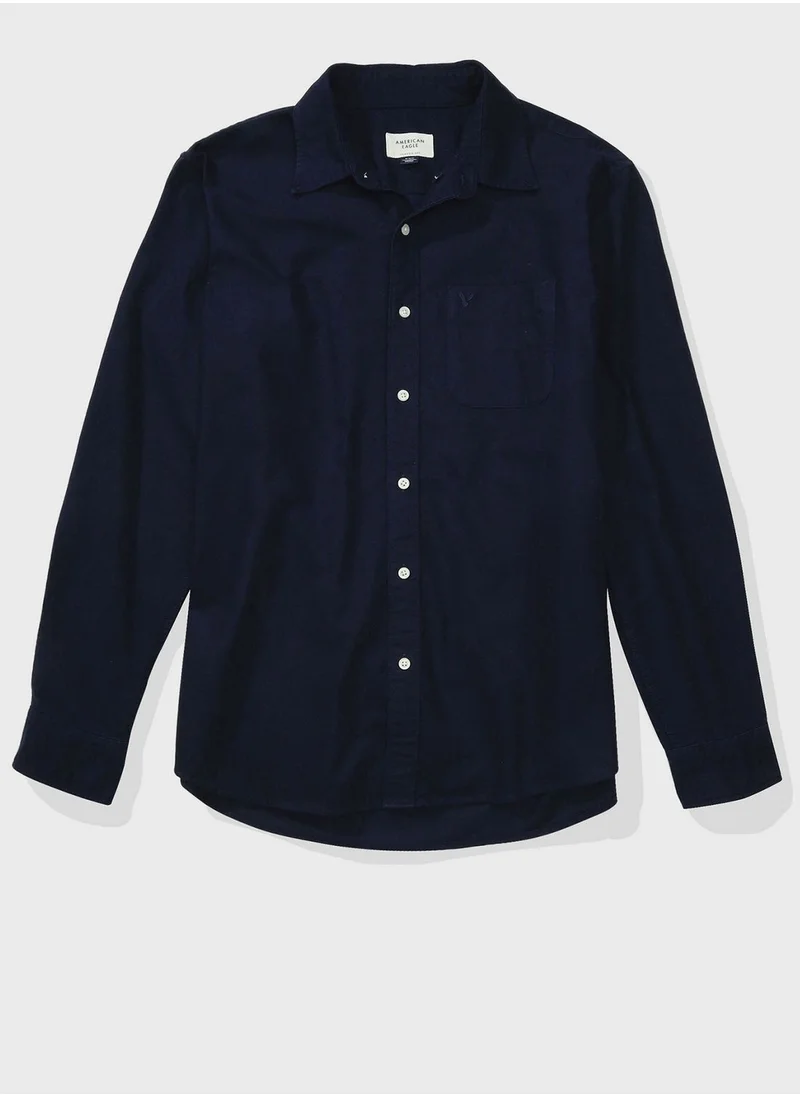 American Eagle Pocket Detail Button Down Shirt