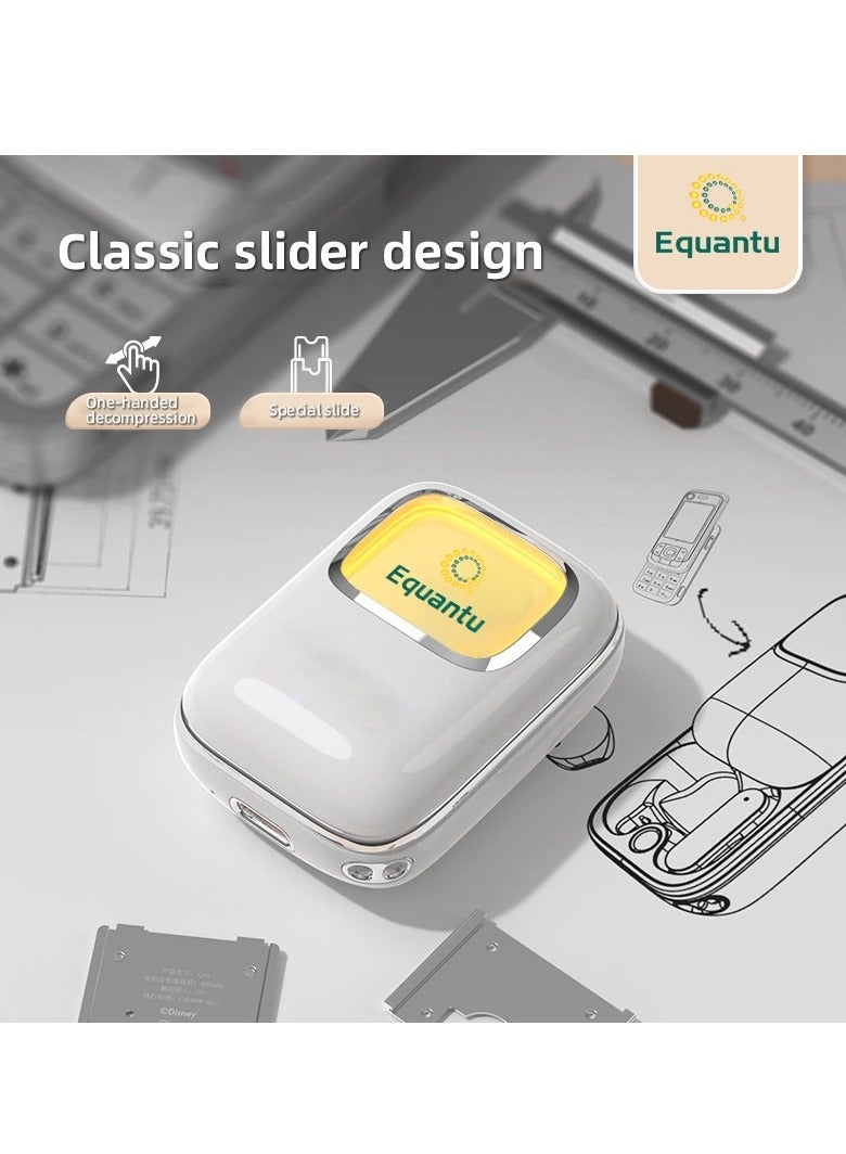 Equantu Wireless Bluetooth Earphones for Muslims with Smart Quran Speaker Model QB525 (White) - Image 3