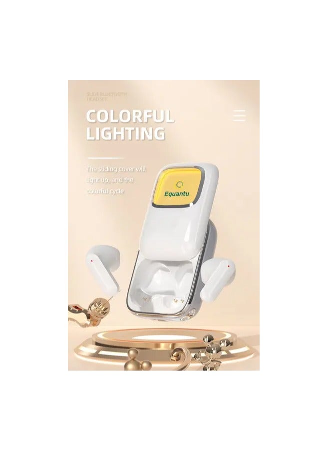 Equantu Wireless Bluetooth Earphones for Muslims with Smart Quran Speaker Model QB525 (White) - Image 5