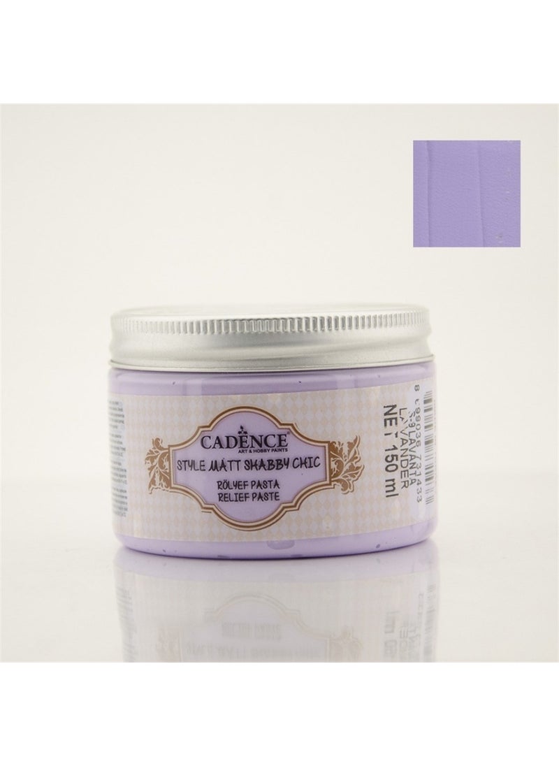 Cadence SR09 Shabby Chic Relief Paste Matte Lavender 