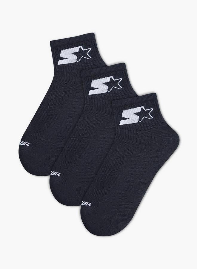 STARTER Set of 3 - Starter Textured Ankle Length Socks - Image 1