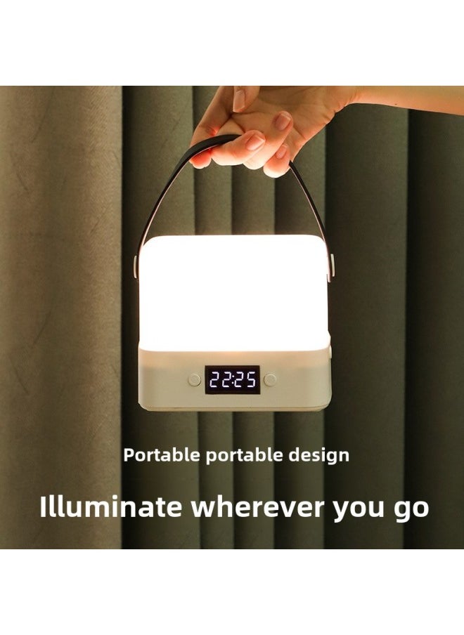 Generic - Remote Control LED Night Light Rechargeable Lighting Bedroom Bedside Sleeping Table Lamp With Sleeping Soft Light Timing Long Endurance-Light Source Power:5W-Light Color:With Remote Control 4800 MA Three-color Warm White White Yellow Light - Image 1