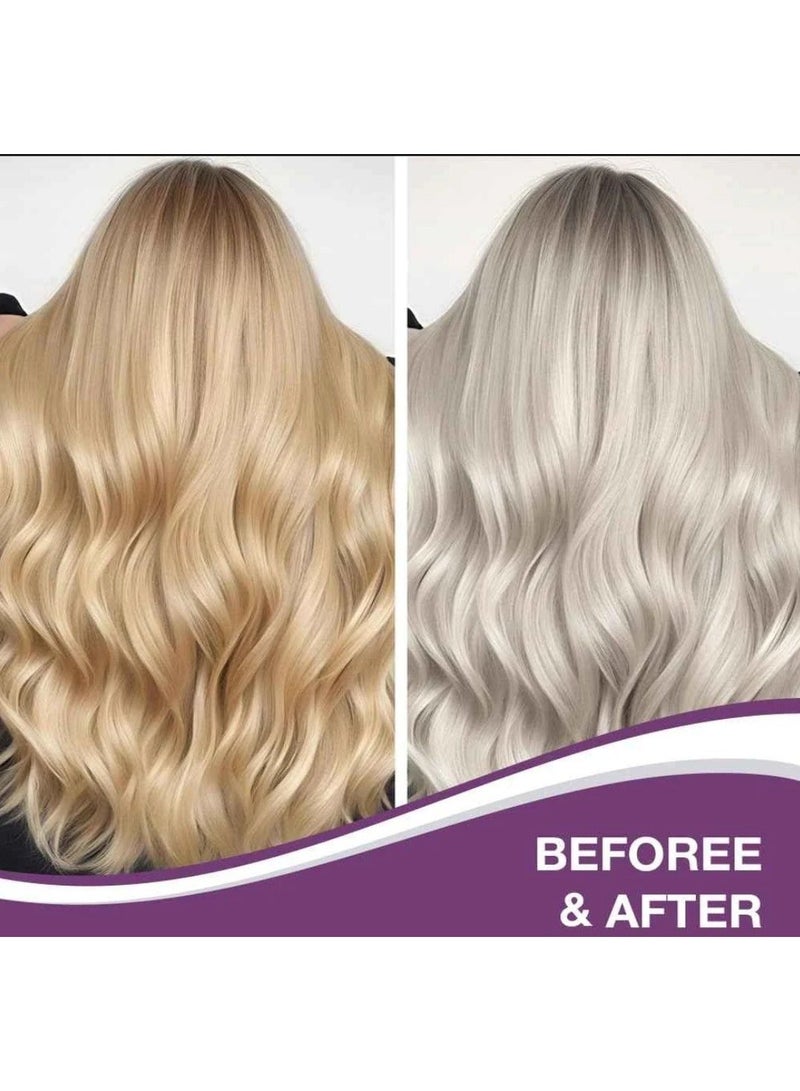 Karseell Maca Power Purple Hair Mask For Blonde, Bleached & Color-Treated Hair - Anti-Brassiness & Hydrating Treatment - 500ml - Image 5