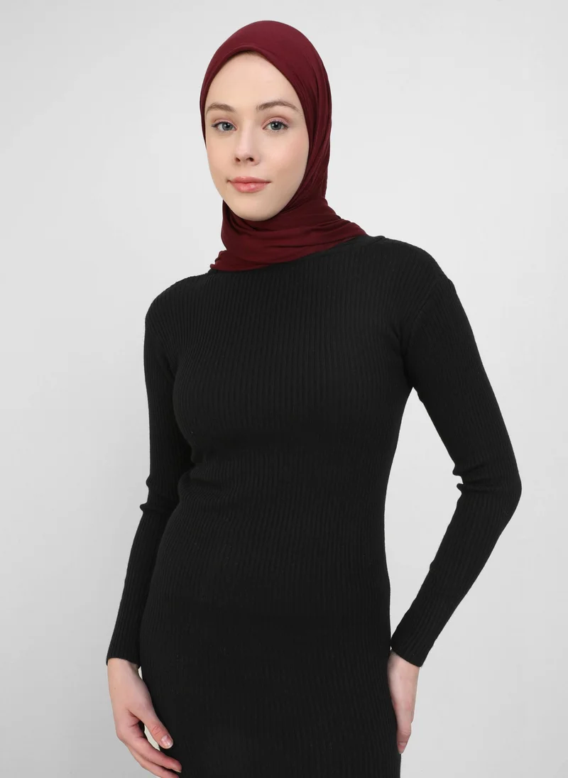 بور لا كارا من مودانيسا Black - Knit Dresses - Por La Cara